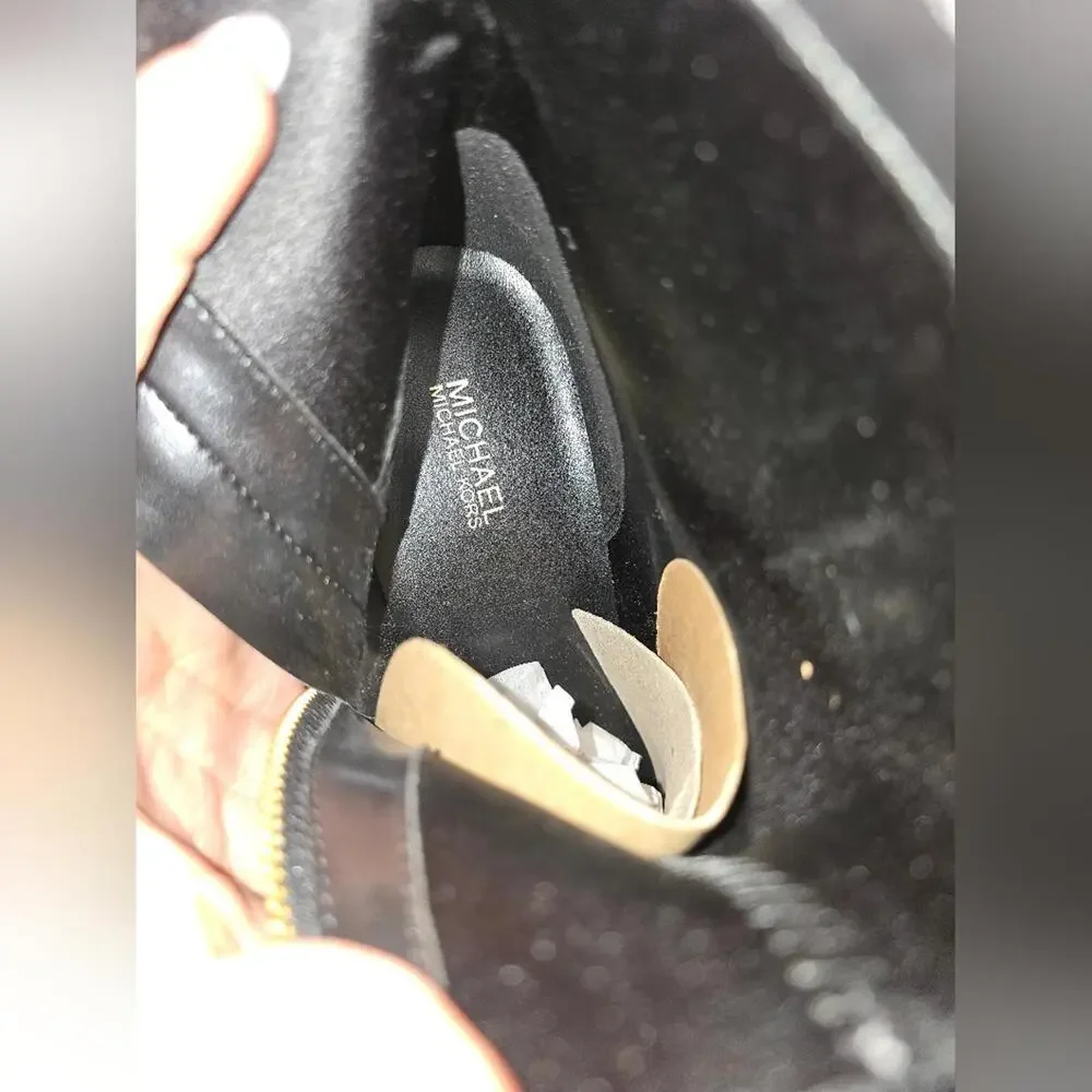 Michael Kors Cosmo Leather Kitten Boot - Picture 11 of 13